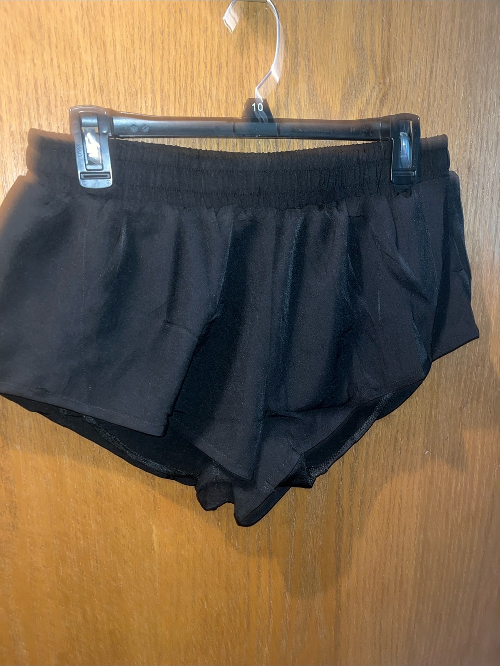 3 pair Black Women's Layered Running Shorts. NWOT